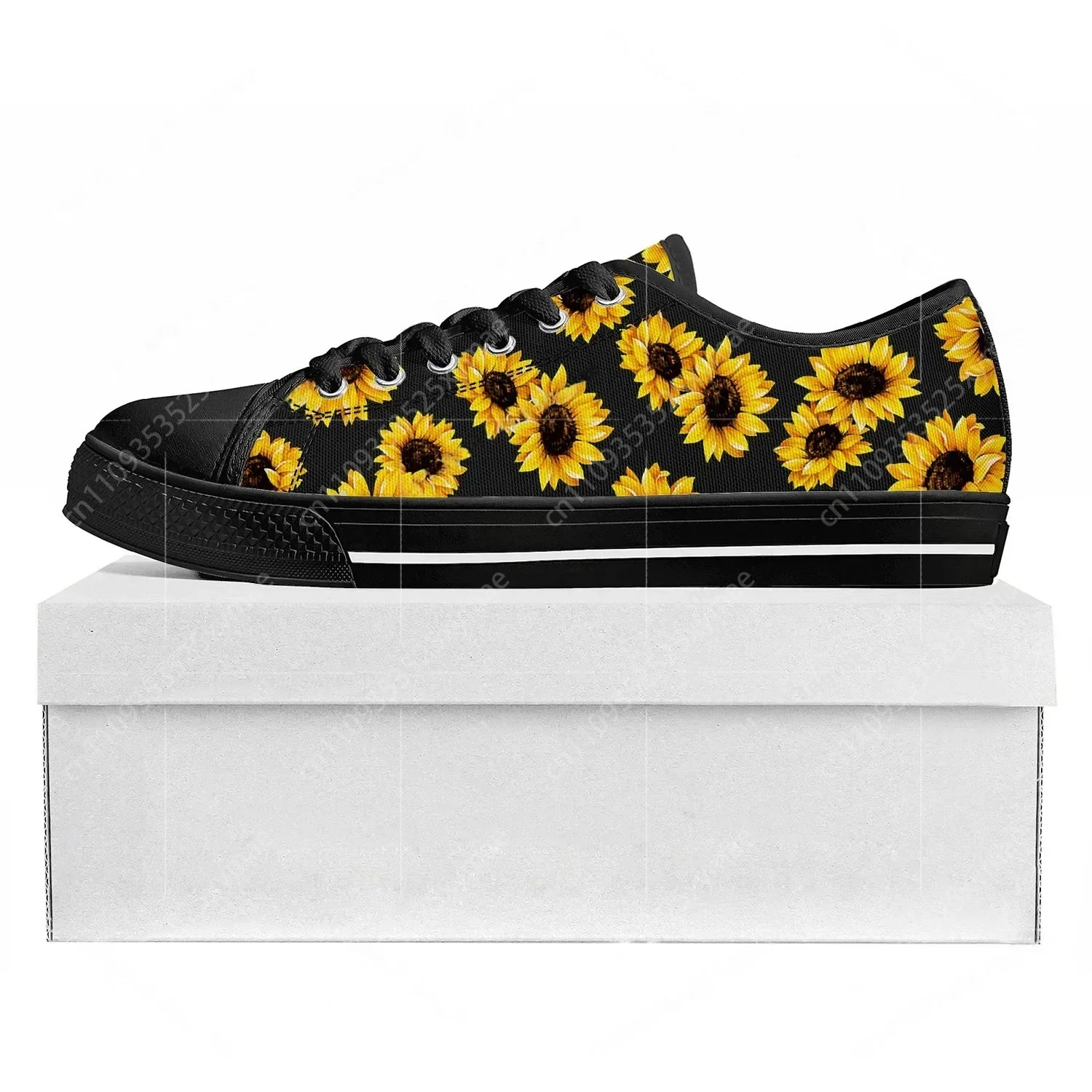 Sunflower Yellow Flower Low To - Women'S Yellow Fashion Sneakers 评论和价格