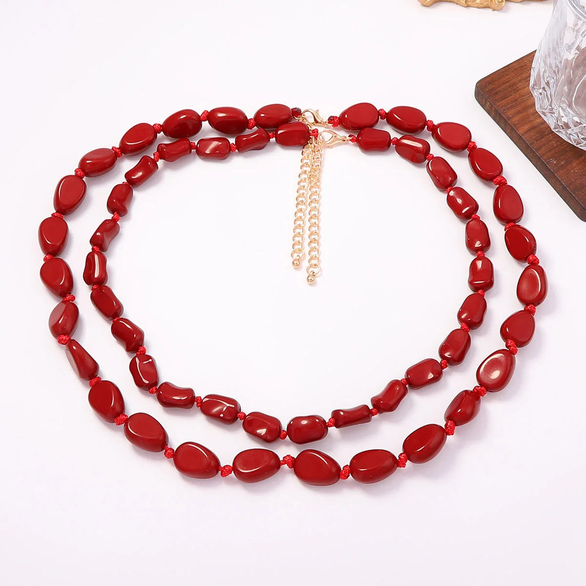 Multilayer Irregular Oval Bead - Women'S Fashion Ww2 评论和价格