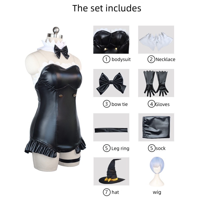 Re:Zero Rem Cosplay Costume Ma - Women'S Fashion Gloves 评论和价格