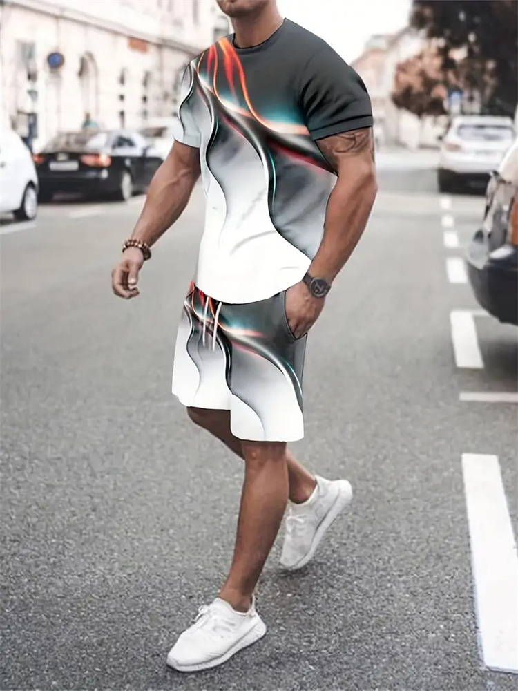 Men Women Gradient Texture T-s - Women Fashion Styles 评论和价格