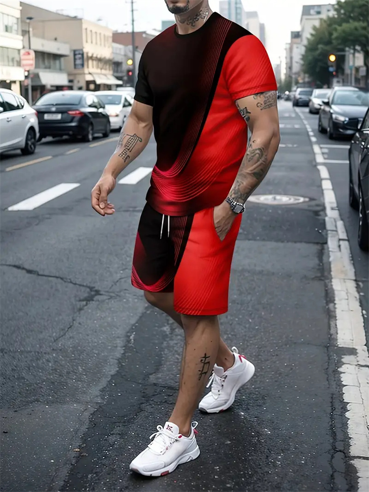Men Women Gradient Texture T-s - Women Fashion Styles 评论和价格