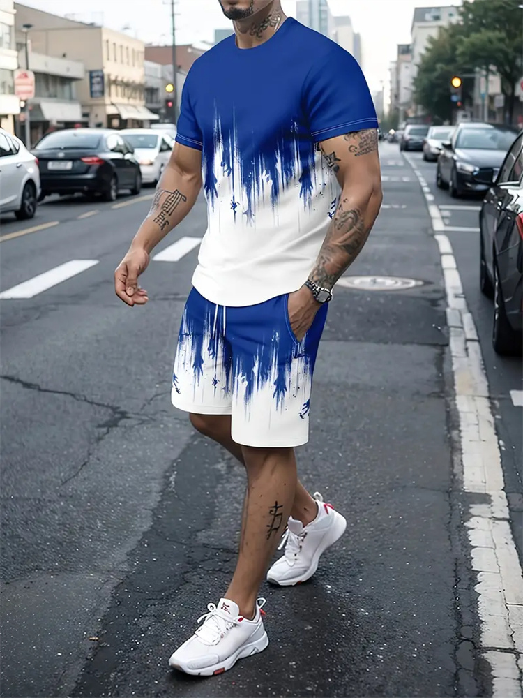 Men Women Gradient Texture T-s - Women Fashion Styles 评论和价格