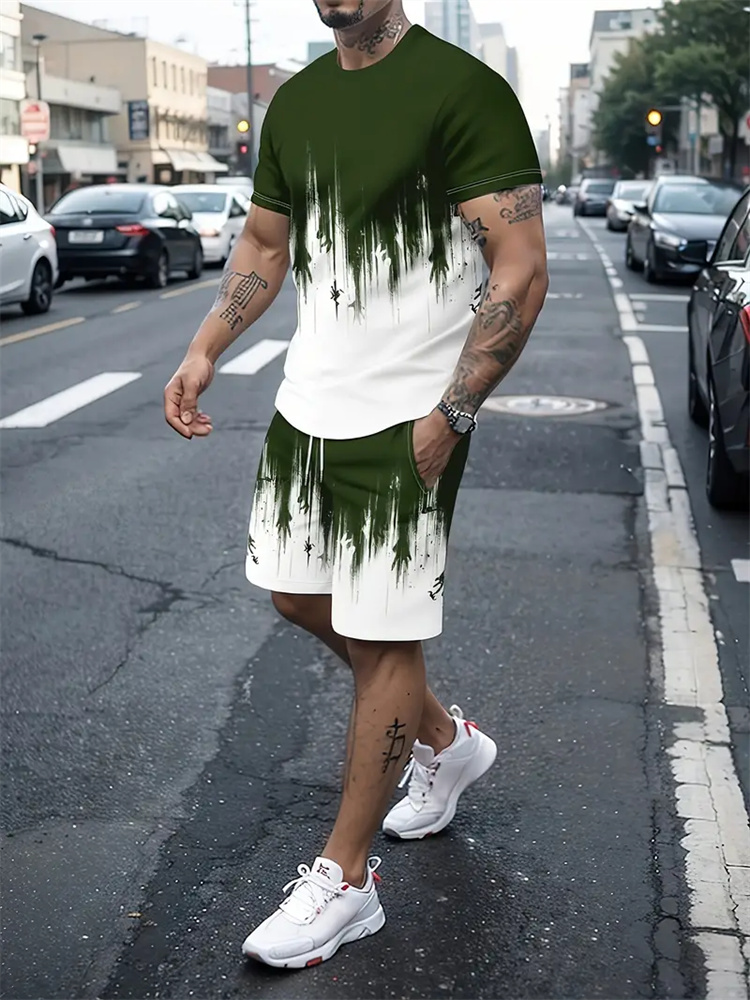 Men Women Gradient Texture T-s - Women Fashion Styles 评论和价格