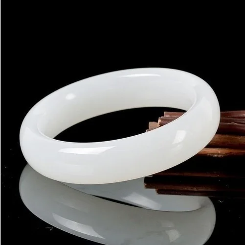 Genuine Natural White Jade Ban - Women'S Fashion Jewellery 评论和价格