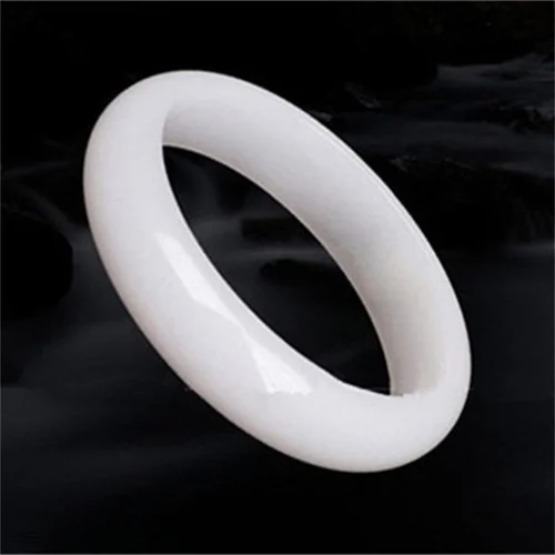 Genuine Natural White Jade Ban - Women'S Fashion Jewellery 评论和价格