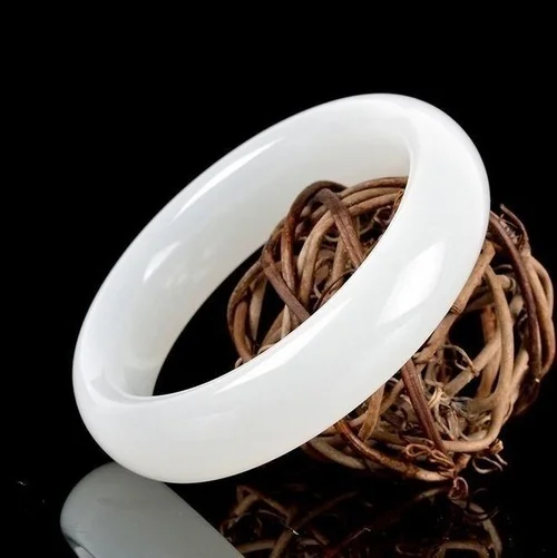 Genuine Natural White Jade Ban - Women'S Fashion Jewellery 评论和价格