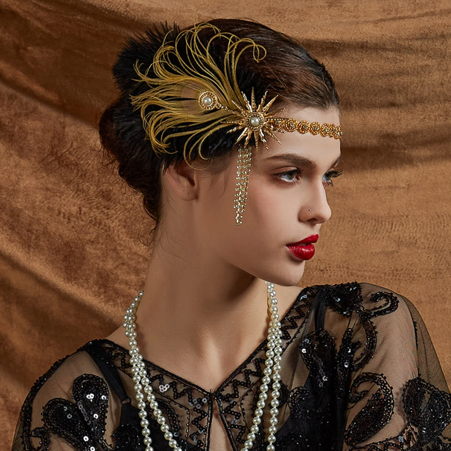 Rhinestone HairBand 1920s Vint - Women'S Fashion In The 1920S 评论和价格