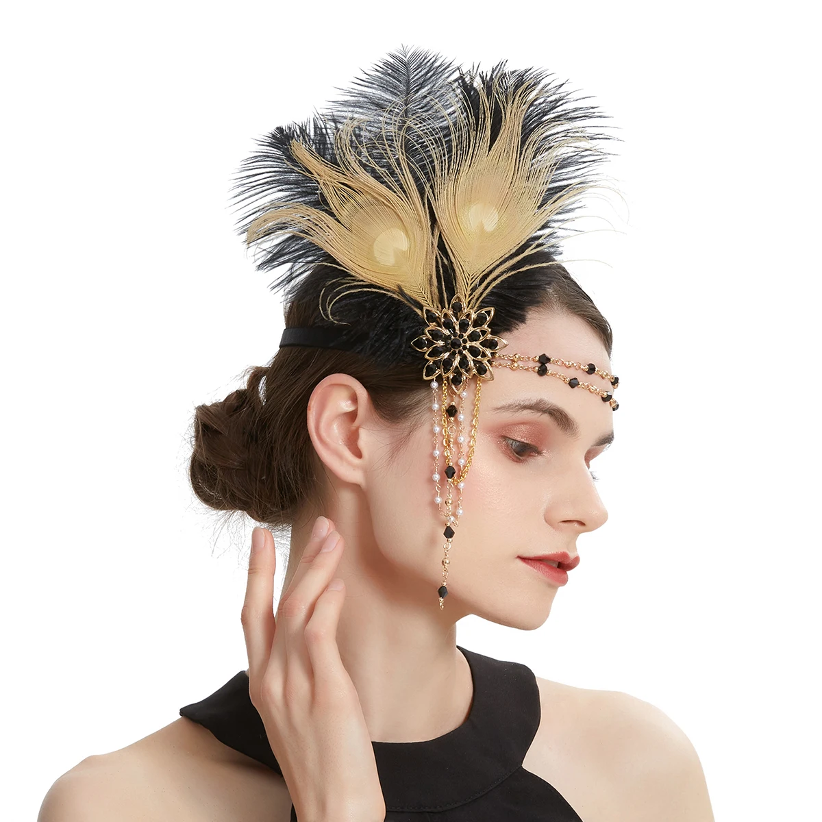 Rhinestone HairBand 1920s Vint - Women'S Fashion In The 1920S 评论和价格