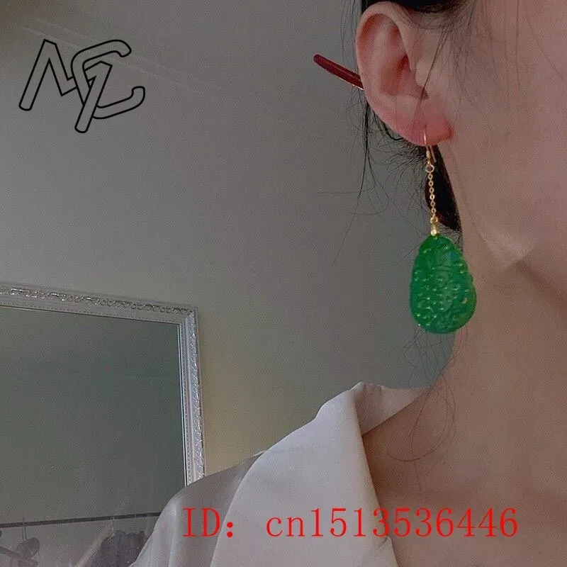 925 Silver Natural Green Jade  - Women'S Fashion Jewellery 评论和价格