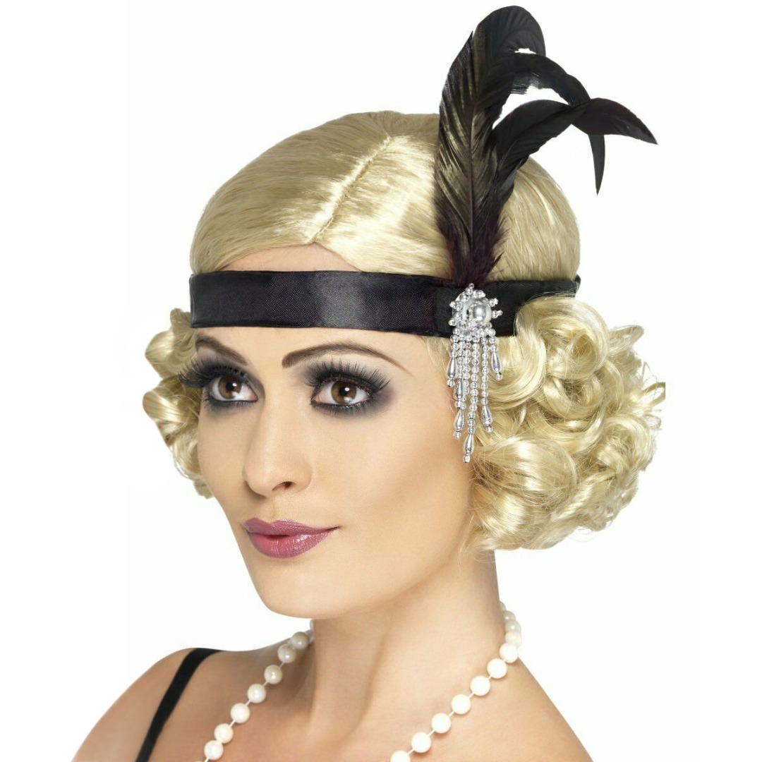 Ladies Flapper Feather Headban - Women'S Fashion In The 1920S 评论和价格