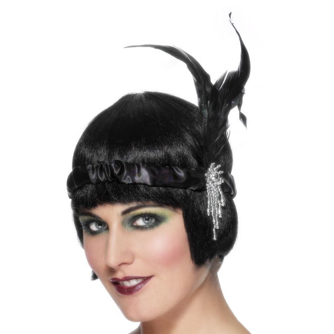 Ladies Flapper Feather Headban - Women'S Fashion In The 1920S 评论和价格