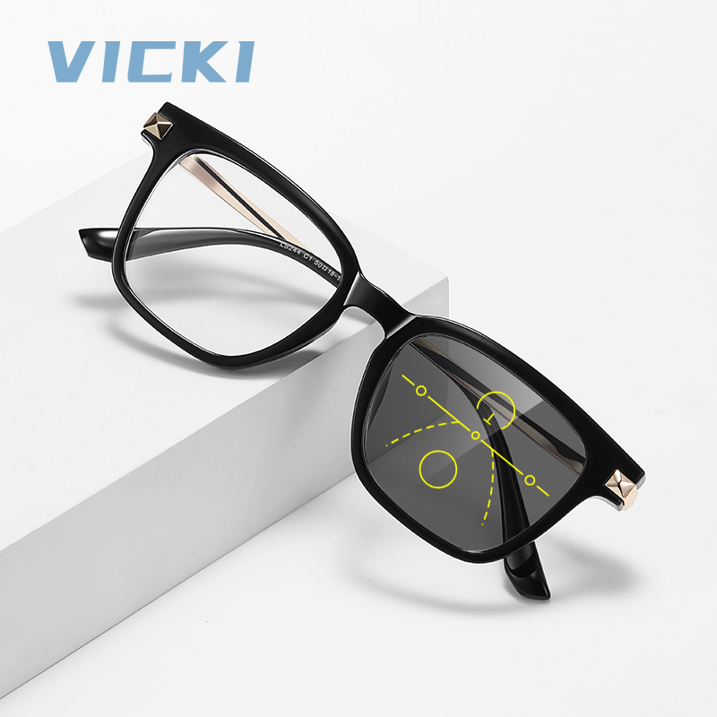 VICKI Male and Female Frames,  - Women'S Fashion Glasses With Clear Lenses 评论和价格