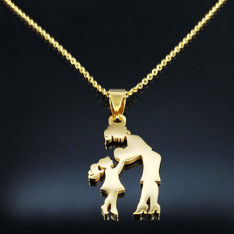 Mum Girl Stainless Steel Neckl - Women'S Day Fashion Show 评论和价格