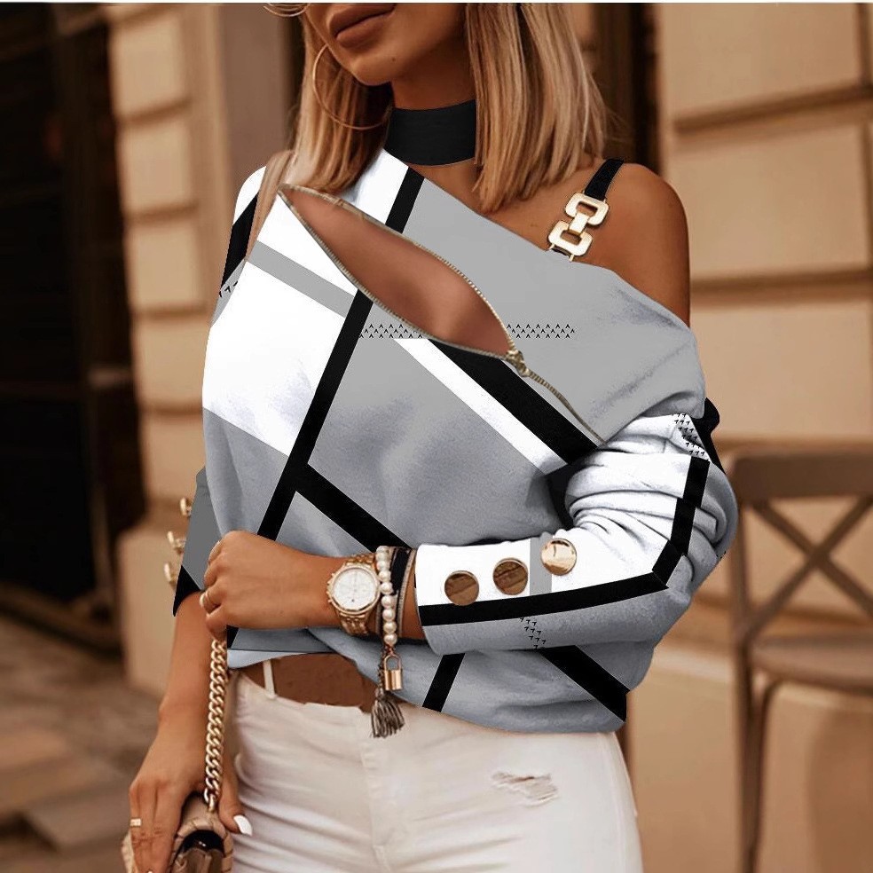 Women's Off Shoulder Blouse wi - Women Fashion Styles 评论和价格