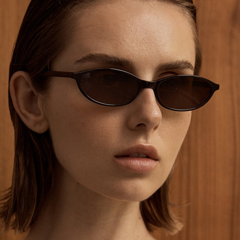 New Retro Oval Cat Eye Sunglas - Women'S Fashion In The 90S 评论和价格