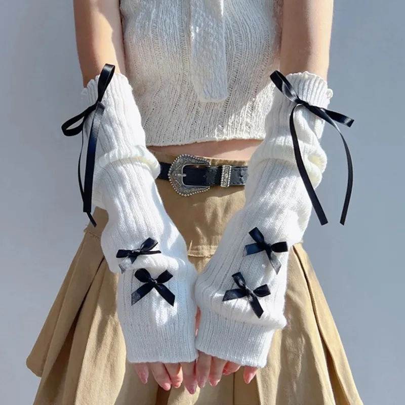 Female Y2K Fashion Arm Warmers - Women Fashion Gloves 评论和价格