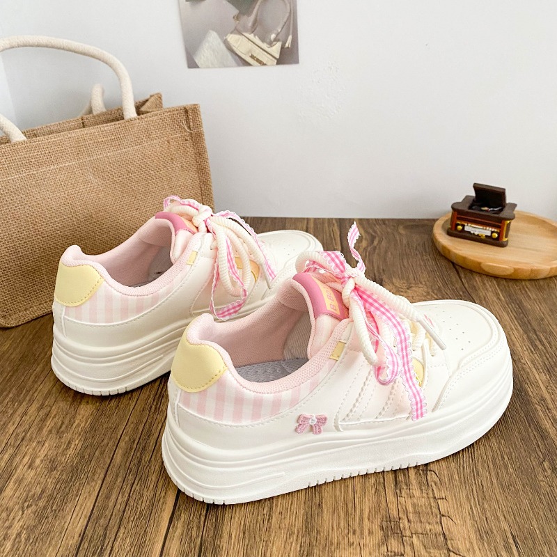 Board Shoe with Dopamine Desig - Sneakers Fashion Women 评论和价格