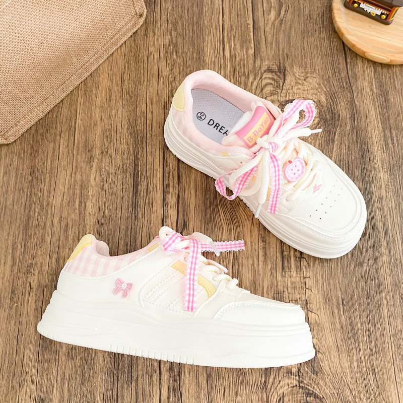 Board Shoe with Dopamine Desig - Sneakers Fashion Women 评论和价格
