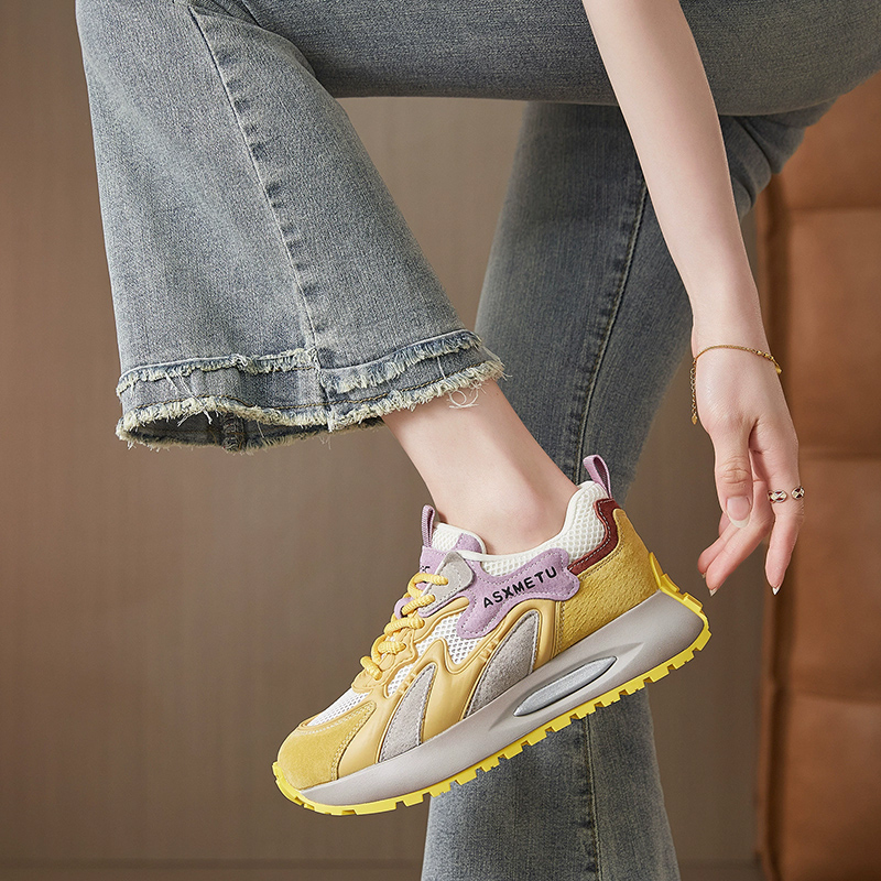 2026 Spring Summer Fashion Sne - Women'S Yellow Fashion Sneakers 评论和价格