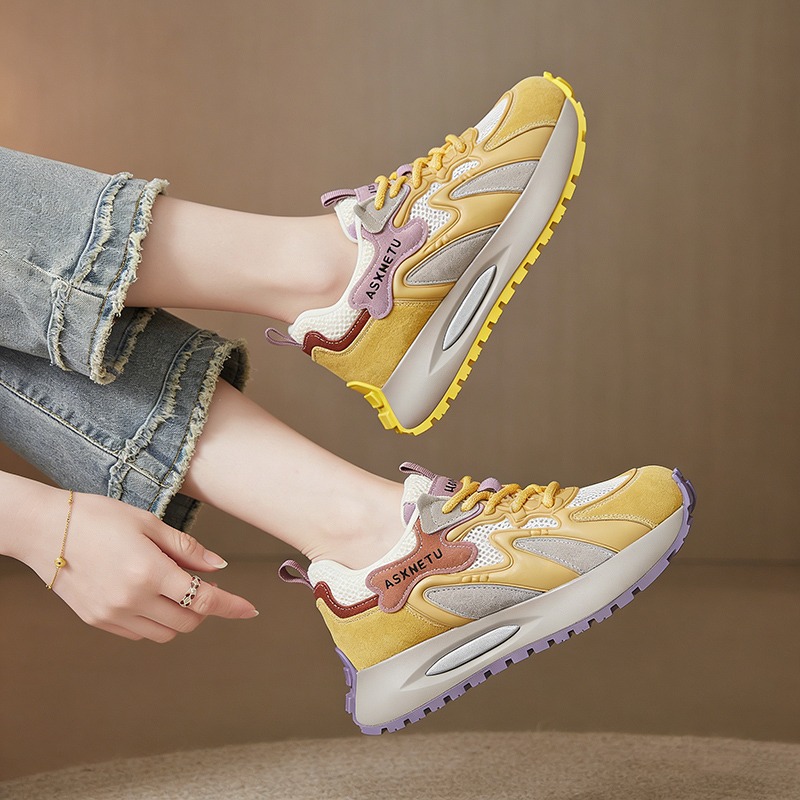 2026 Spring Summer Fashion Sne - Women'S Yellow Fashion Sneakers 评论和价格