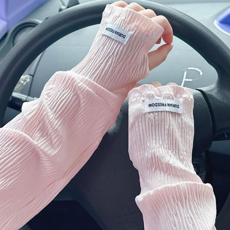 Fashionable Loose Thin Ice Sil - Women Fashion Gloves 评论和价格