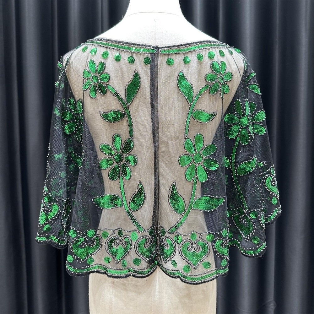 New 1920s Shoulder Shawl Spark - Women'S Fashion In The 1920S 评论和价格