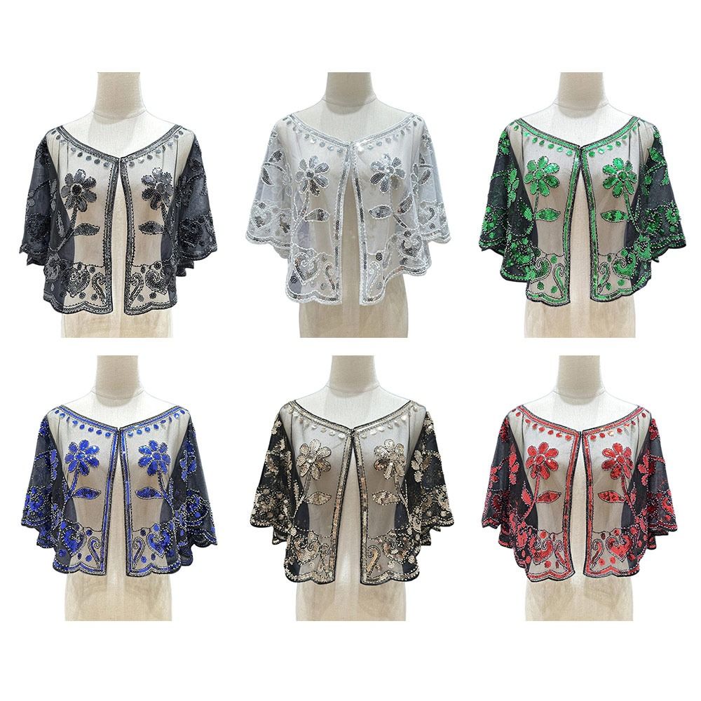 New 1920s Shoulder Shawl Spark - Women'S Fashion In The 1920S 评论和价格
