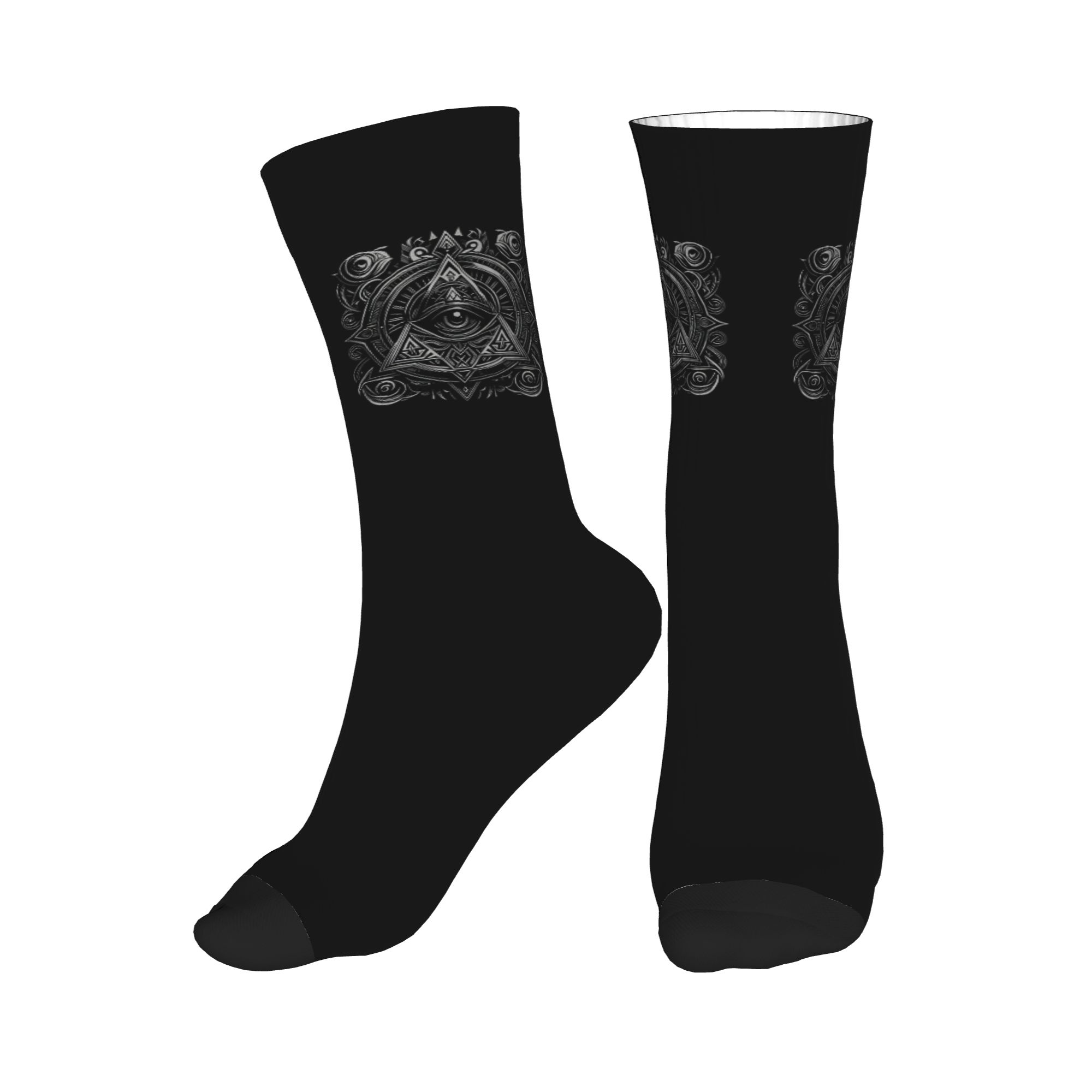 Fashion All Seeing Eye of the  - Women'S Fashion Socks 评论和价格