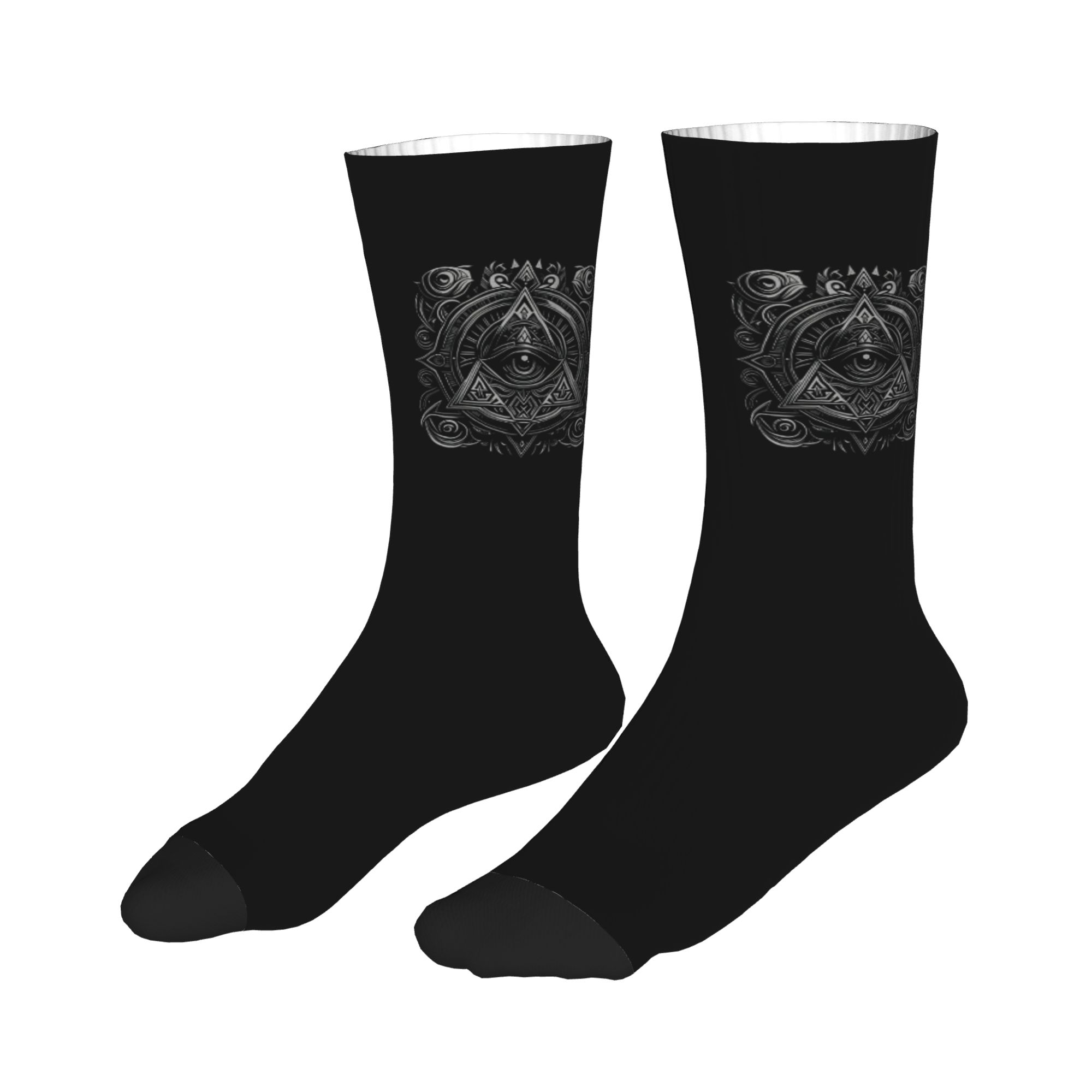 Fashion All Seeing Eye of the  - Women'S Fashion Socks 评论和价格