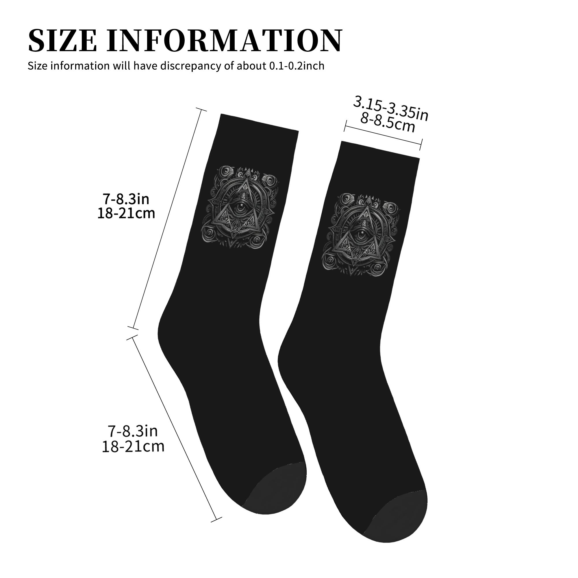 Fashion All Seeing Eye of the  - Women'S Fashion Socks 评论和价格