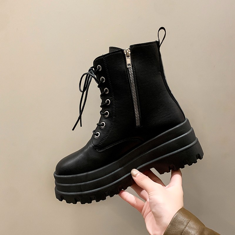 Fall/Winter New Side Zip Platf - Women'S Fashion Socks 评论和价格