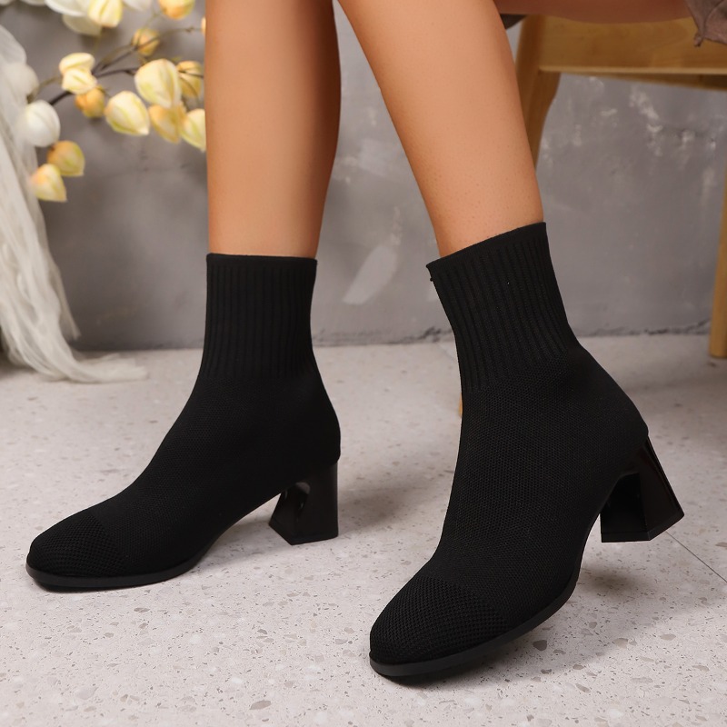 Women's Ankle Boots Knitted He - Women'S Fashion Socks 评论和价格