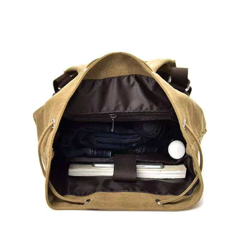 2026 Canvas backpack with dual - Women And Men Fashion 评论和价格
