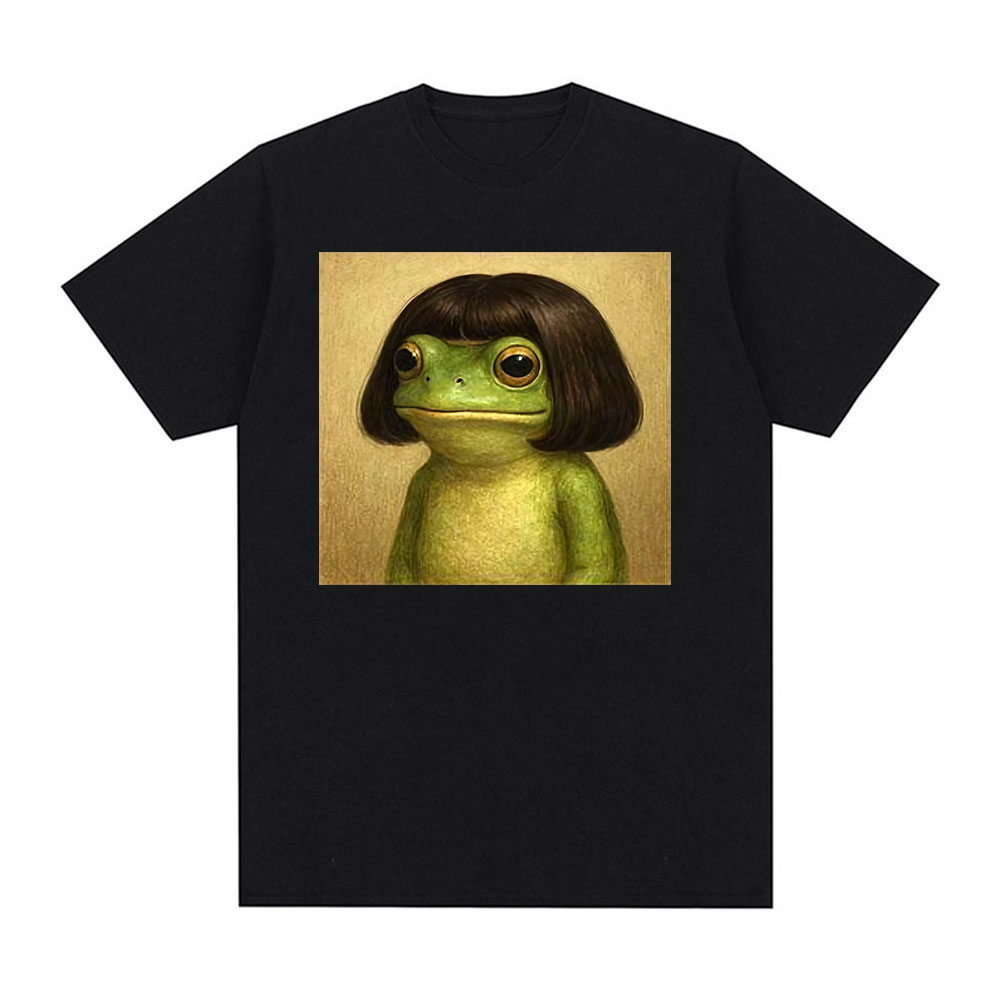 Funny Frog Face with Bob Hairc - Women'S Fashion In The 90S 评论和价格