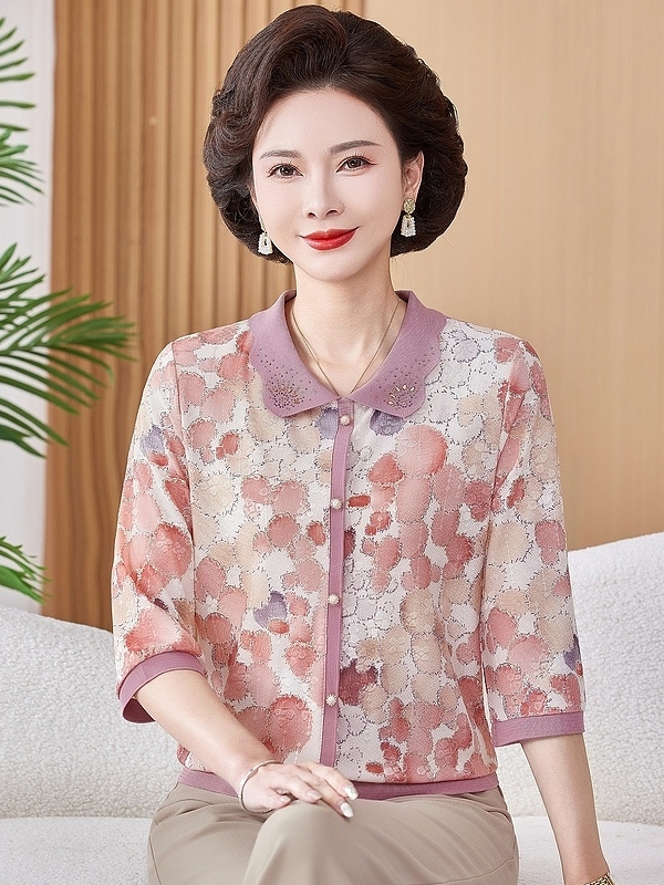 Ice Silk Elastic Printed Short - Women Fashion Over The Years 评论和价格