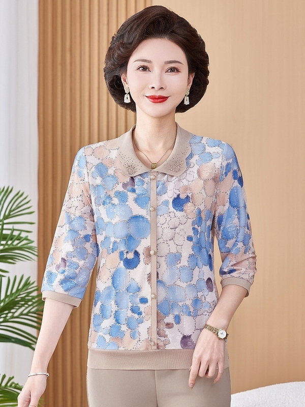 Ice Silk Elastic Printed Short - Women Fashion Over The Years 评论和价格
