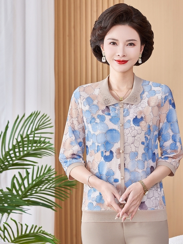 Ice Silk Elastic Printed Short - Women Fashion Over The Years 评论和价格