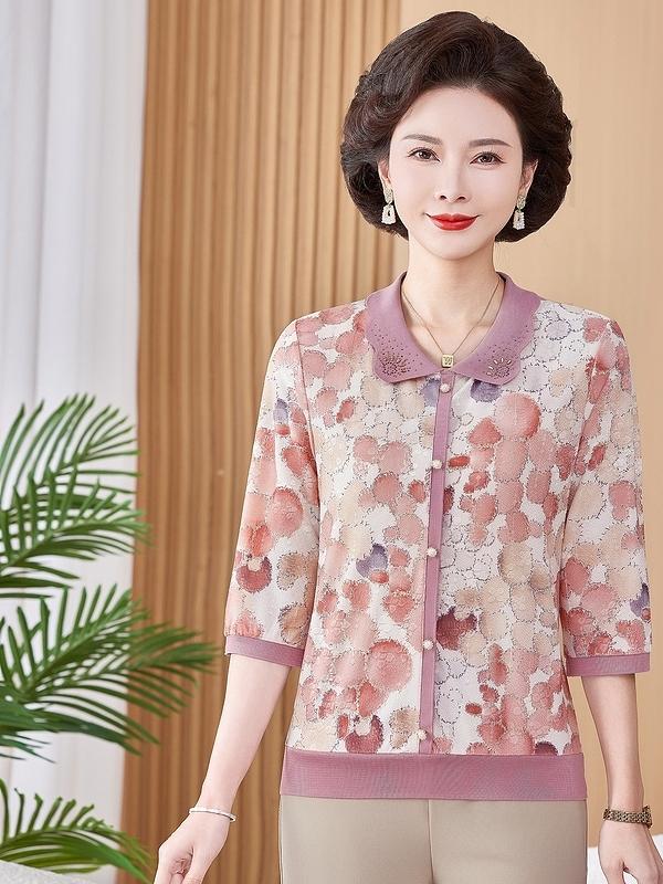 Ice Silk Elastic Printed Short - Women Fashion Over The Years 评论和价格