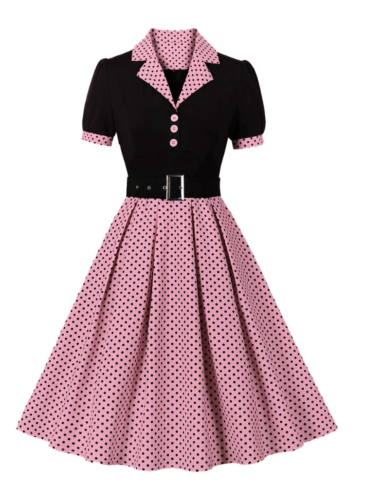 2024 New Fashion Polka Dot Vin - Women'S Fashion From The 60S 评论和价格