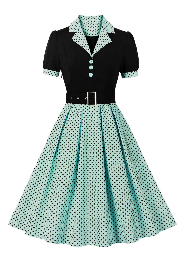 2024 New Fashion Polka Dot Vin - Women'S Fashion From The 60S 评论和价格