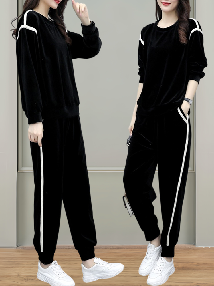 Fashionable Pure Cotton Black  - Women Fashion Over The Years 评论和价格