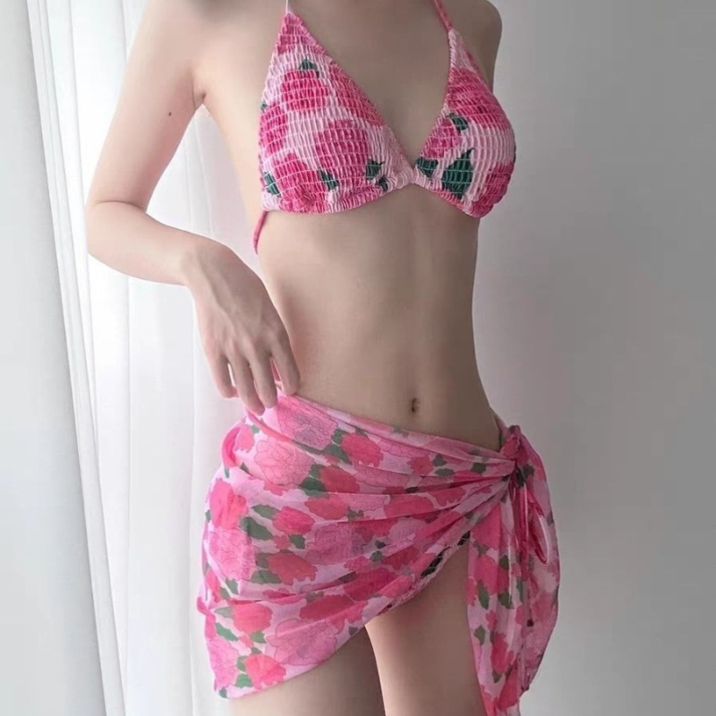 New Fashion Ribbed Floral Biki - Women Fashion Styles 评论和价格
