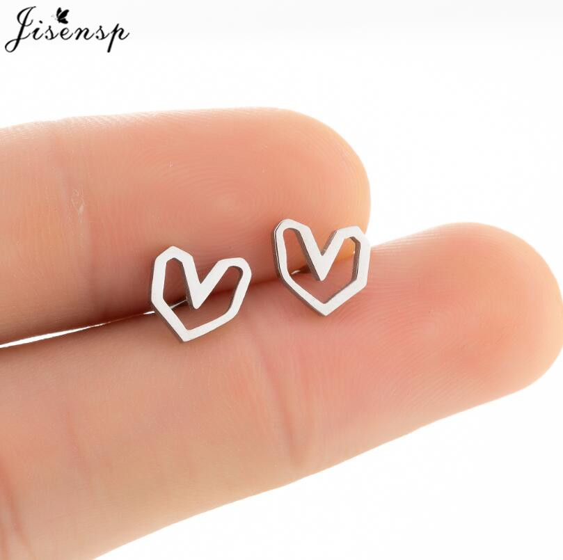 2026 Tiny Heart Earrings Stud  - Women'S Day Fashion Show 评论和价格