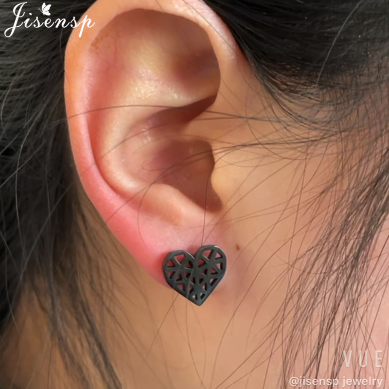 2026 Tiny Heart Earrings Stud  - Women'S Day Fashion Show 评论和价格