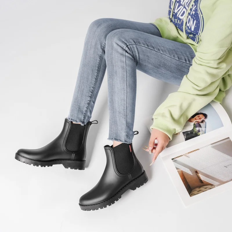 Women's Short Tube anti Slip R - Women'S Fashion Rain Boots 评论和价格