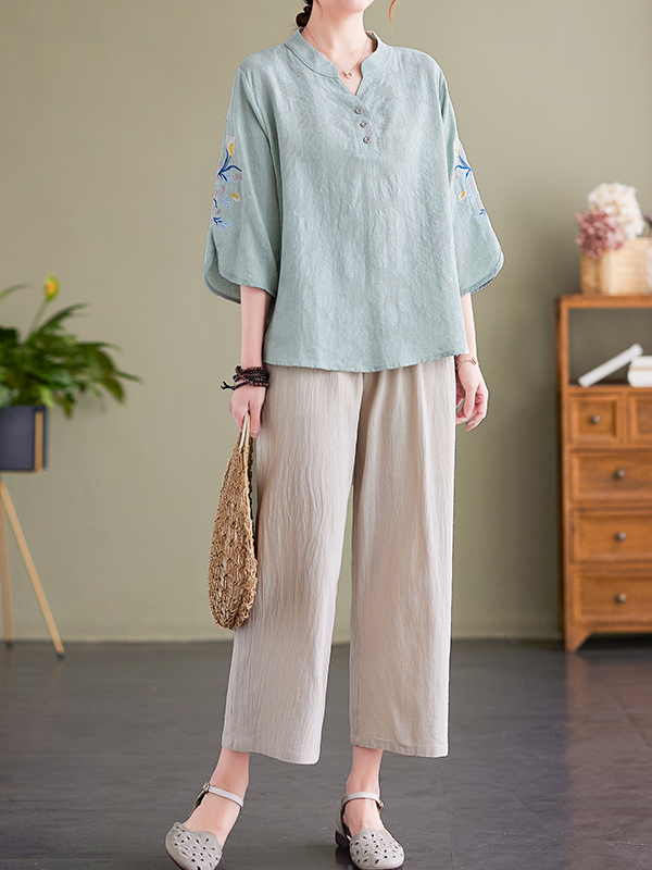 Elegant Embroidered Cotton Lin - Women Fashion Over The Years 评论和价格
