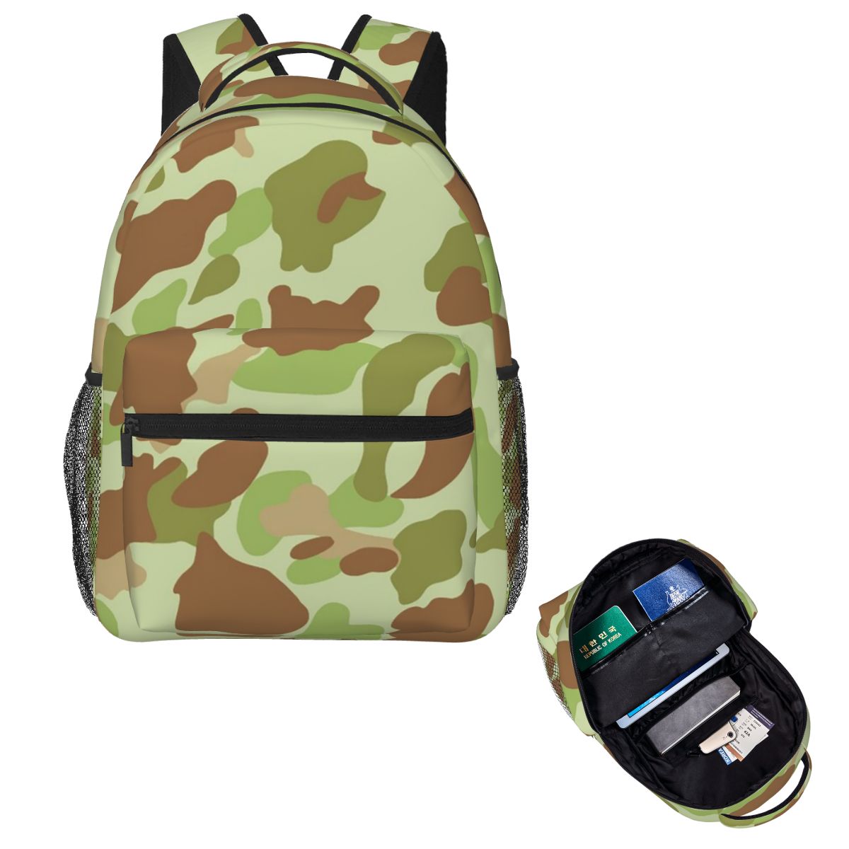 Frogskin Camo WW2 Student Back - Women'S Fashion Ww2 评论和价格