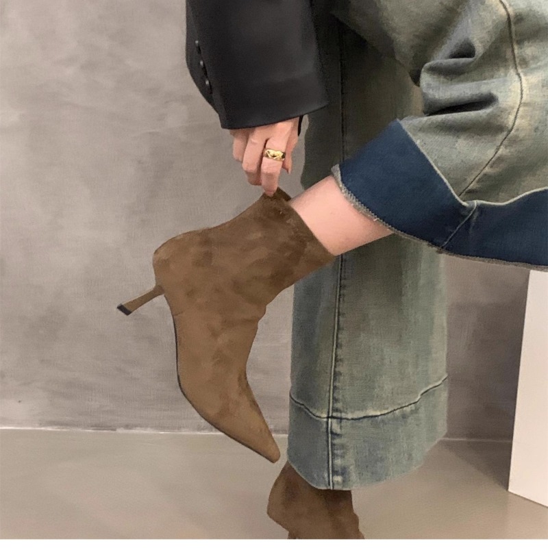 Women's Suede Stretch Ankle Bo - Women'S Fashion Socks 评论和价格