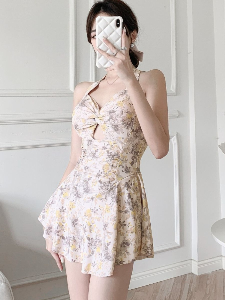 New Summer Floral Print Monoki - Floral Summer Dress 评论和价格