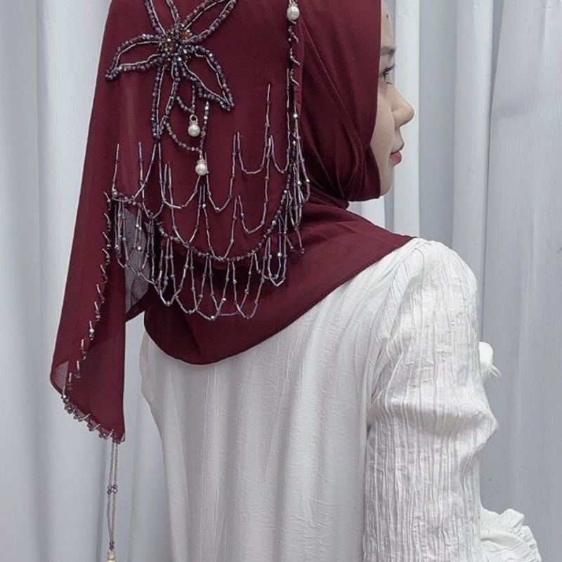 Hijab Muslim Women Shawl Heads - Women Fashion Malaysia 评论和价格